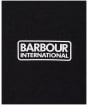 Men’s Barbour International Tipped Quarter Zip Sports Polo - Black