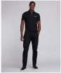 Men’s Barbour International Transmission Zip Polo Shirt - Black