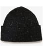 Men's Barbour Lowerfell Donegal Beanie Hat - Black