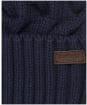Men’s Barbour Gainford Cable Beanie - Navy