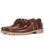 Men’s Barbour Stern Leather Shoes - Mahogany Leather