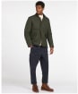 Men's Barbour Powell Quilted Jacket - Sage