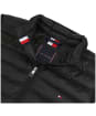 Men’s Tommy Hilfiger Packable Circular Vest - Black