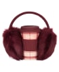 Women’s Barbour Travel Mug & Earmuff Set - Red / Pink Tartan