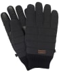 Men’s Barbour Banff Quilted Gloves - Black