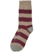 Men’s Barbour Houghton Stripe Socks - Winter Red