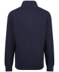 Men’s GANT Casual Cotton Halfzip Sweater - Evening Blue