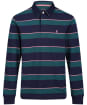 Men’s Joules Onside Rugby Shirt - Green/Pink Stripe