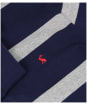 Men’s Joules Onside Rugby Shirt - Grey/Navy Stripe