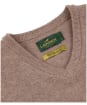 Men’s Laksen Johnston V-Neck Sweater - Camel