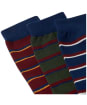 Men’s Joules Striking Socks – 3 pack - Multi Stripe