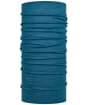 Buff Merino Lightweight Solid Necktube - Dusty Blue