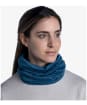 Buff Merino Lightweight Solid Necktube - Dusty Blue