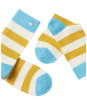 Women's Joules Striped Bed Socks - Antique Gold