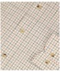 Men’s Laksen Paulie Small Check Shirt - REDDISH/FOREST
