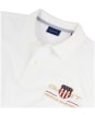 Men’s GANT Archive Shield Pique Polo Shirt - White