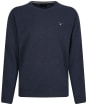 Men's GANT Super Fine Lambswool Sweater - Dark Navy Melange