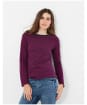 Women’s Joules Shelby Top - Navy / Berry Stripe