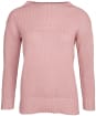 Women's Barbour Stitch Guernsey Knit Sweater - ROSE BLUSH