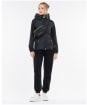 Women's Barbour International Dresden Quilted Sweater Jacket - Black