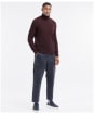 Barbour Hurley Roll Neck - Winter Red