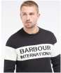 Barbour International Cams Crew - Black