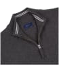 Men's GANT Super Fine Zip Sweater - Antracite Melange