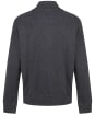 Men’s GANT Sacker Rib Half Zip Sweater - Antracite Melange