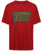 Men’s Filson S/S Ranger Graphic T-Shirt - Dark Red / Lumber