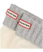 Hunter Recycled Mini Cable Boot Socks – Tall - Hunter White / Pale Grey