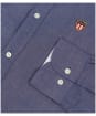 Men’s GANT Regular Oxford Banner Shield Shirt - Persian Blue