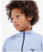Boy’s Barbour Half Zip Sweater, 6-9yrs - Chambray