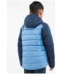Boys Hooded Dulwich Quilt                     - Navy