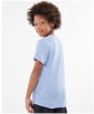 Boy's Barbour Logo Tee, 6-9yrs - Chambray