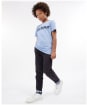 Boy's Barbour Logo Tee, 10-15yrs - Chambray