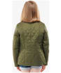 Girl's Barbour Printed Summer Liddesdale Quilted Jacket – 6-9yrs - OLIVE/FOLKY FLOR