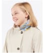 Girl's Barbour Camila Waterproof Jacket - Mist / Folky Flora