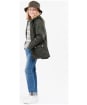 Girl's Barbour Hooded Beadnell Wax Jacket – 6-9yrs - FERN/FOLKY FLORA