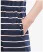 Women's Barbour Marloes Stripe Dress - Navy Stripe