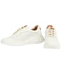 Women's Barbour Kelly Trainers - White Leather