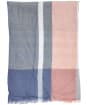Women’s Barbour Tynemouth Check Wrap - CORAL/CLOUD/BLUE