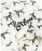 Women's Barbour Scribble Dog Print Wrap - Cloud