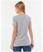 Women's Barbour Southport Tee - Light Grey Marl