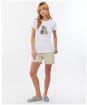 Women's Barbour Highlands Tee - White