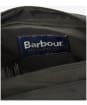 Men's Barbour Double Zip Washbag - Black