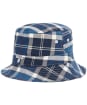 Men's Barbour Tartan Bucket Hat - Summer Navy Tartan