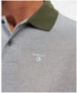 Men's Barbour Sports Polo Mix Shirt - Dark Olive