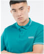 Men's Barbour International Essential Tipped Polo Shirt - SHADED SPRUCE