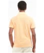 Men's Barbour Washed Sports Polo Shirt - CORAL SANDS