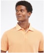 Men's Barbour Washed Sports Polo Shirt - CORAL SANDS